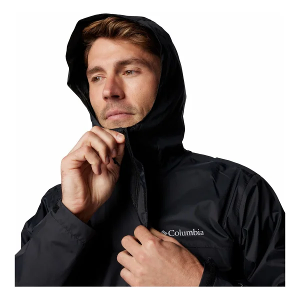 Columbia Watertight Iı Rm2433-010 Siyah Erkek Yağmurluk - Görsel 5