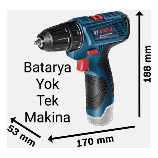 Bosch Gsr 120-Li Vidalama Makinesi - Görsel 3