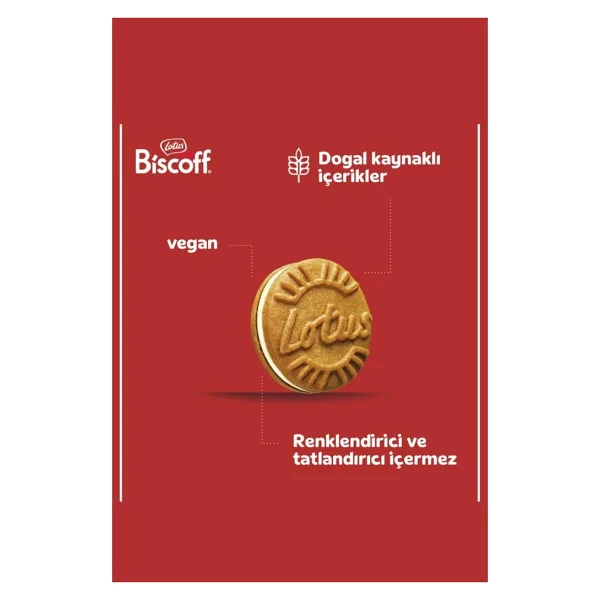 Lotus Biscoff Vanilla Flavour Bisküvi 150 Gr 4'lü - Görsel 3