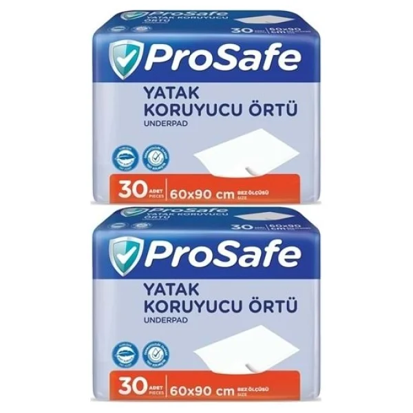 Prosafe 60x90 Cm 30'lu 2 Adet Yatak Koruyucu Örtü - Görsel 2