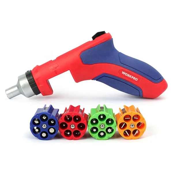 Workpro Wp221048 24 Parça Cr-V Cırcırlı Bits Tornavida Seti + Bez Taşıma Çantası - Görsel 8