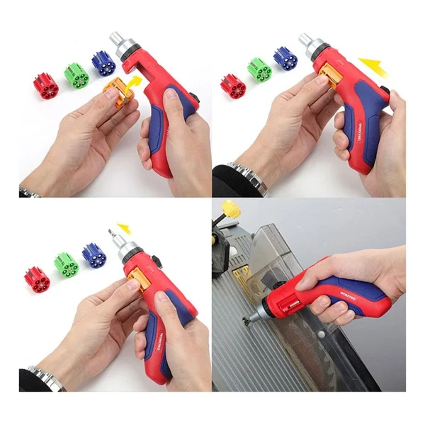 Workpro Wp221048 24 Parça Cr-V Cırcırlı Bits Tornavida Seti + Bez Taşıma Çantası - Görsel 10