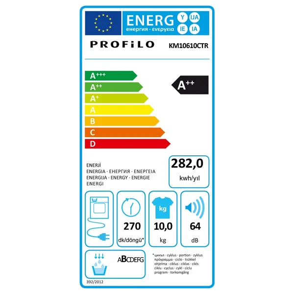 Profilo Km10610ctr 10 Kg Çamaşır Kurutma Makinesi - Görsel 5