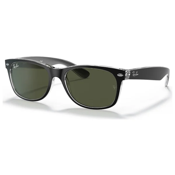 Ray-Ban Wayfarer 2132 6052 Black/Transparent-Green Güneş Gözlüğü - Görsel 3