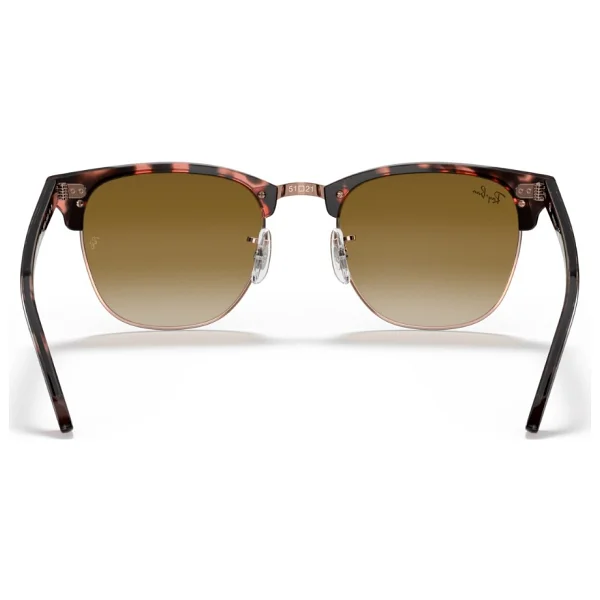 Ray-Ban Clubmaster 3016 133751 Pink Havana-Light Brown Güneş Gözlüğü - Görsel 3