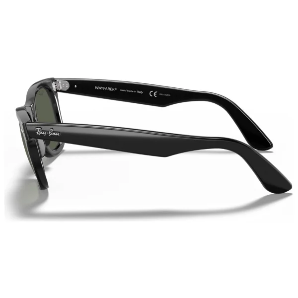 Ray-Ban Wayfarer 2140 901/58 Black-Green Polarize Güneş Gözlüğü - Görsel 3