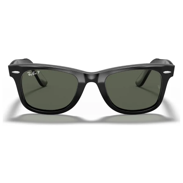 Ray-Ban Wayfarer 2140 901/58 Black-Green Polarize Güneş Gözlüğü - Görsel 6