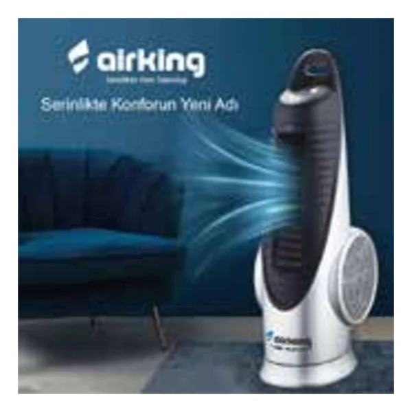 Airking Mercury Smart Gri Kule Tipi Vantilatör - Görsel 2