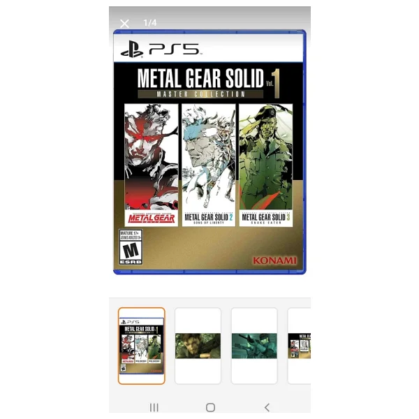 Metal Gear Solid Master Collection Vol1 PS5 Oyunu - Görsel 2