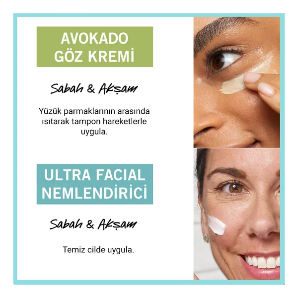 Kiehl's Ultra Facial 28 Ml & Avokado Göz Kremi 7 Ml Favori Nem İkilisi Cilt Bakım Seti - Görsel 3
