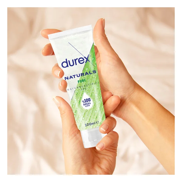 Durex Naturals Pure Kayganlaştırıcı Jel 100 Ml - Kokusuz, Renksiz, Su Bazlı, Hassas Formül, Tekli Paket - Görsel 7