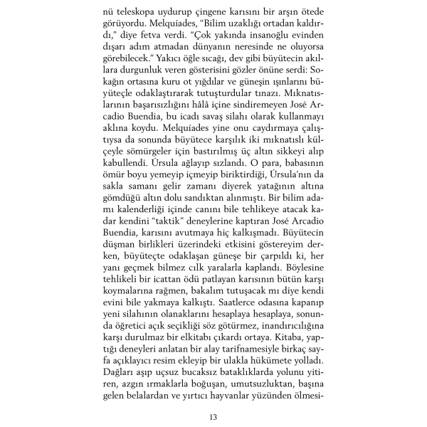 Yüzyıllık Yalnızlık - Gabriel Garcia Marquez - Görsel 9