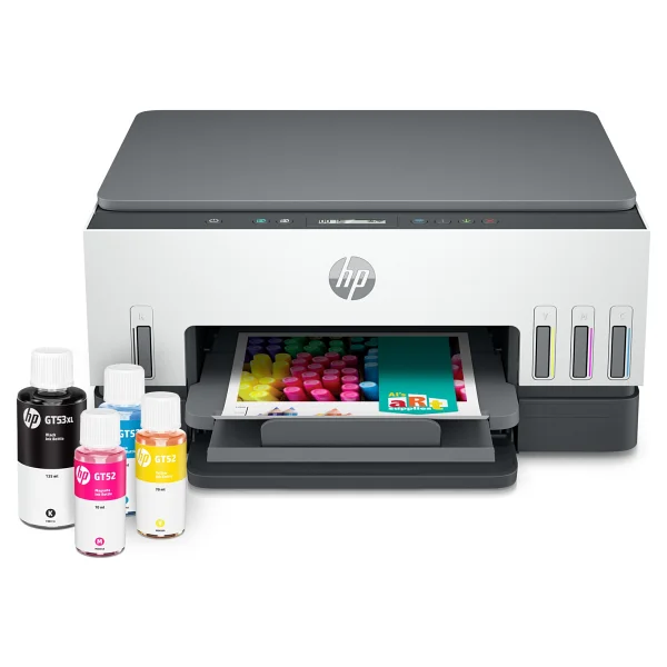 Hp Smart Tank 670 6uu48a Wi-Fi + Tarayıcı + Fotokopi Renkli Çok Fonksiyonlu Tanklı Mürekkep Püskürtmeli Yazıcı - Görsel 5