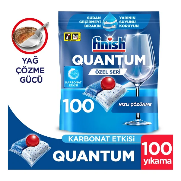 Finish Quantum Bulaşık Makinesi Tableti 100'lü - Görsel 10