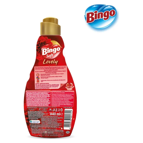 Bingo Soft Lovely Yumuşatıcı 60 Yıkama 1.44 Lt 6'lı - Görsel 4