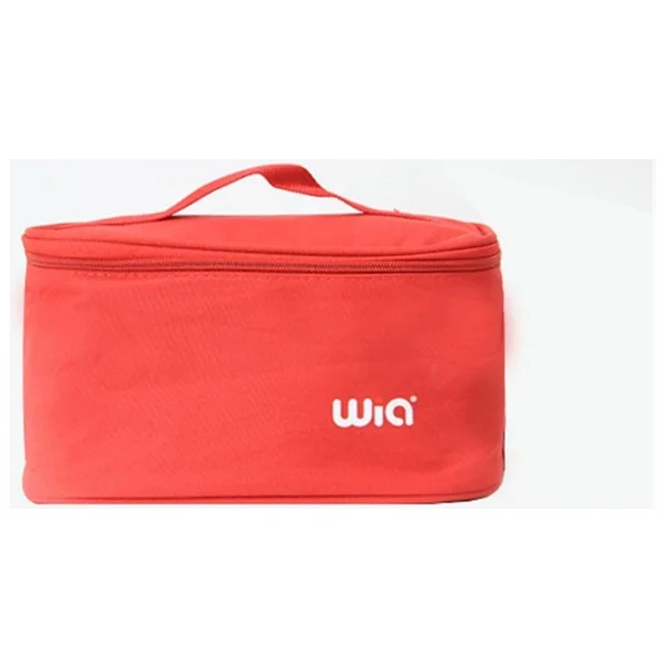 Wia Kırmızı Isı Yalıtımlı Kapaklı Geniş Hacimli Ayarlanabilir Askılı Polyester Beslenme Çantası 13x24x14 Cm - Görsel 7