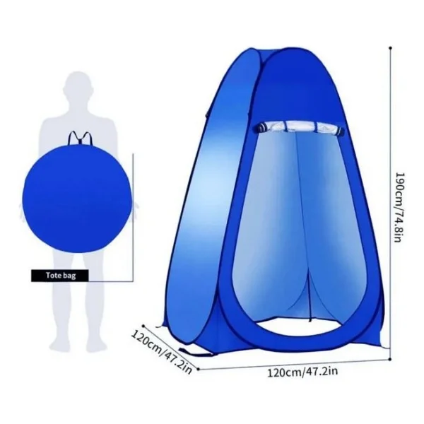 Realx 120x120x190 Cm Otomatik Giyinme Çadırı - Görsel 2