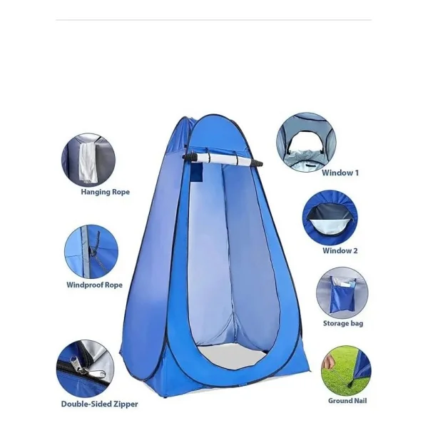Realx 120x120x190 Cm Otomatik Giyinme Çadırı - Görsel 3
