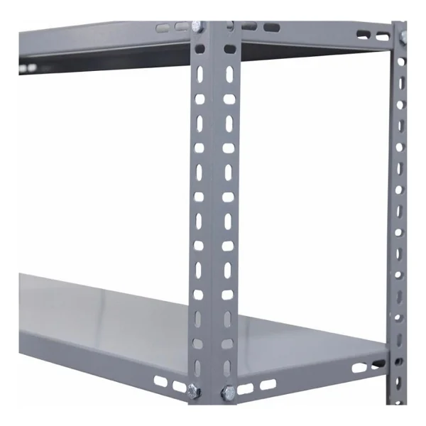 Çelik Raf Burada Çelik Raf Burada 3 Katlı 3 Lü Bitişik Çelik Galvaniz Arşiv Depo Kiler Rafı Dx51 Kalite - 43x75x150 - Görsel 2