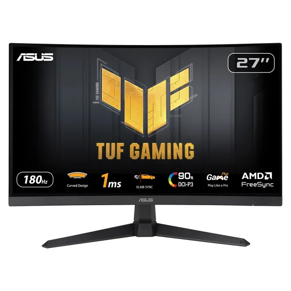 Asus Tuf Gaming Vg27vq3b 27" 1 Ms Full HD Curved 180 Hz Oyuncu Monitörü - Görsel 7