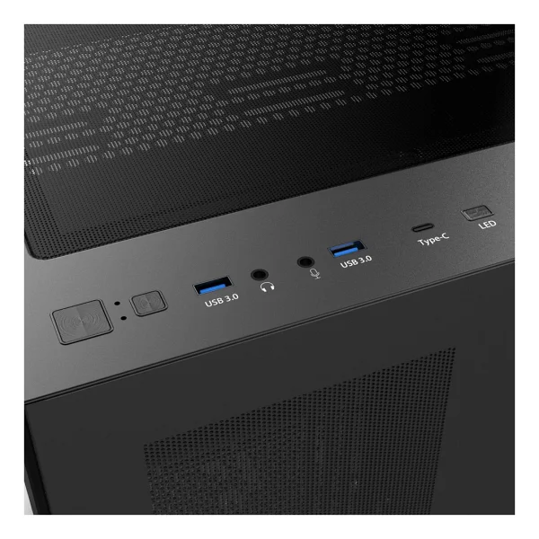 Raijintek Paean C7 Tg4 0r20b00234 Argb 4 Fanlı Siyah Atx Bilgisayar Kasası - Görsel 4