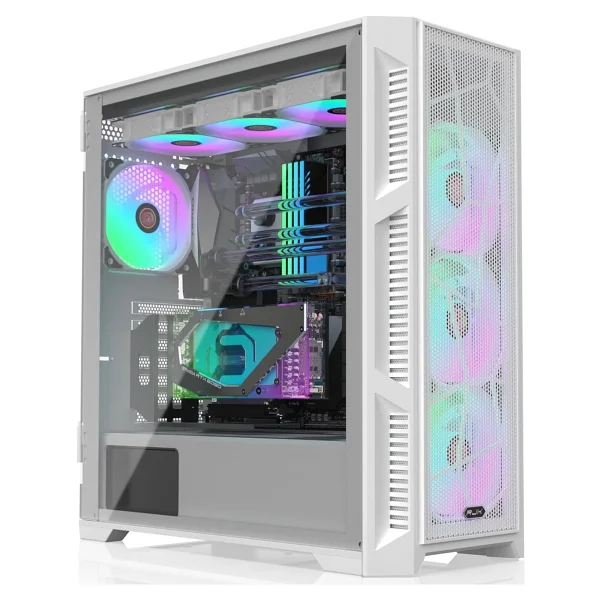 Raijintek Ponos Ultra MS4 0R20B00228 ARGB Fanlı Beyaz E-ATX Bilgisayar Kasası