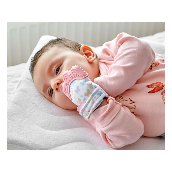 Babyjem 526 Diş Kaşıyıcı Eldiven Pembe - Görsel 9