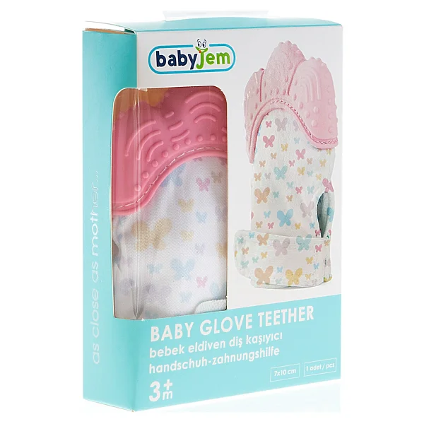 Babyjem 526 Diş Kaşıyıcı Eldiven Pembe - Görsel 10