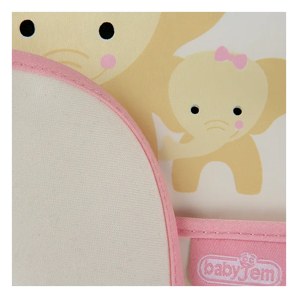 Babyjem Poli Muşamba Küçük Pembe Önlük - Görsel 6