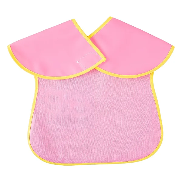 Babyjem Poli Muşamba Büyük Pembe Önlük - Görsel 6