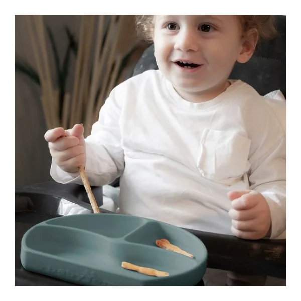 Babyjem Silikon Tabak Yeşil - Görsel 2
