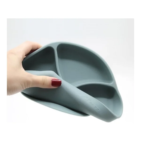 Babyjem Silikon Tabak Yeşil - Görsel 5