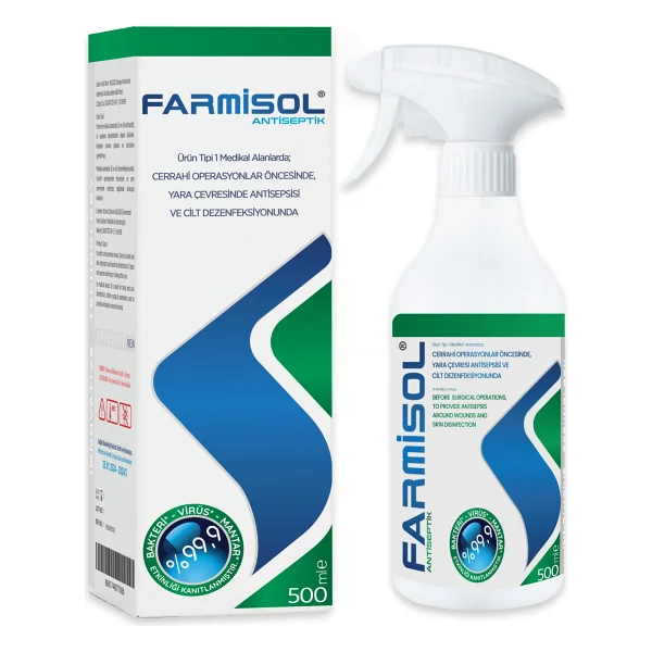 Farmisol Antiseptik 500 Ml Dezenfektan - Görsel 3