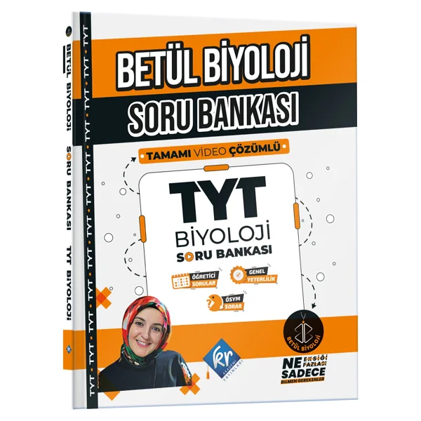 KR Akademi Yayınları TYT Betül Biyoloji Soru Bankası - Görsel 6