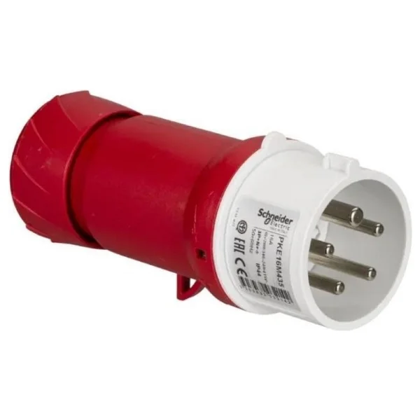 Schneider Pke16m435 5x16a 3p+N+T Ip44 Vidalı Cee Norm Düz Fiş - Görsel 2