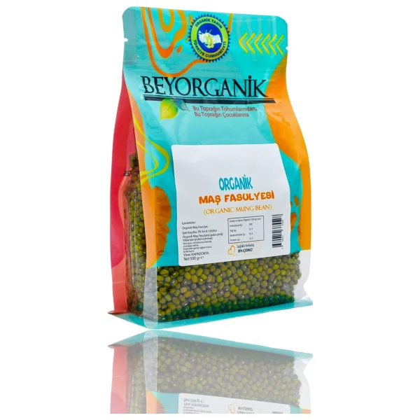 Beyorganik Organik Maş Fasulyesi 500gr (Pestisit Ve Aflatoksin Analizli) - Görsel 2