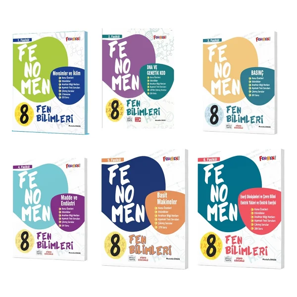 Fenomen Okul Yayınları 8. Sınıf Fen Bilimleri 6'lı Fasikül Set - Görsel 5