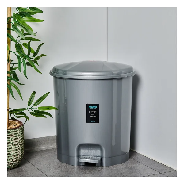 Motek Elit Pedallı Plastik 12 Lt Çöp Kovası - Görsel 6