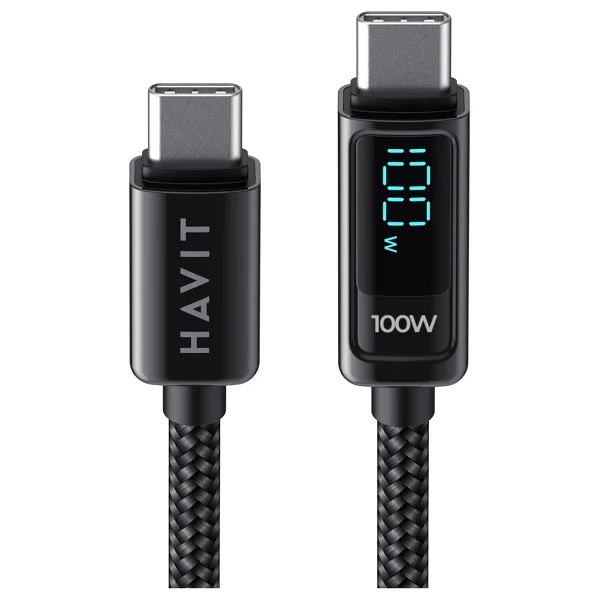 Havit Cb6247 Pd100w 2 M Type-C To Type-C Hızlı Şarj Kablosu - Görsel 10
