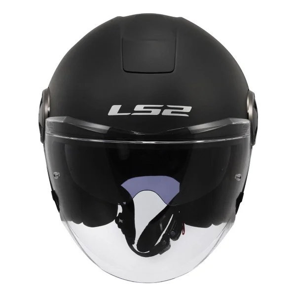 Ls2 Classy Mat Siyah Açık Motor Kaskı - Görsel 5