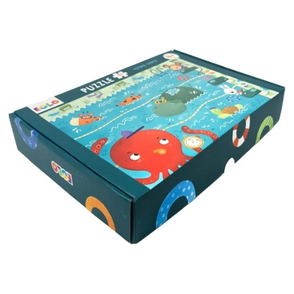 Eolo Yer Puzzle-40 Parça Puzzle - Yüzme Yarışı - Görsel 4
