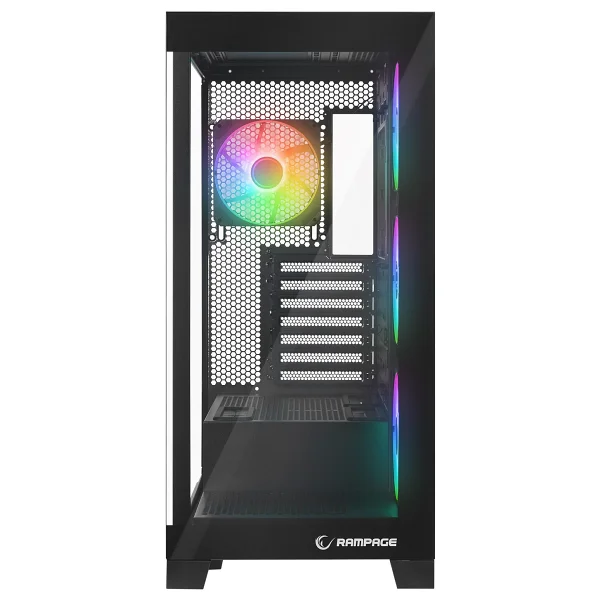 Rampage Hydra V2 ARGB Fanlı E-ATX Oyuncu Kasası - Görsel 4