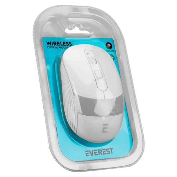 Everest Sm-18 Beyaz-Gri Optik Kablosuz Mouse - Görsel 7