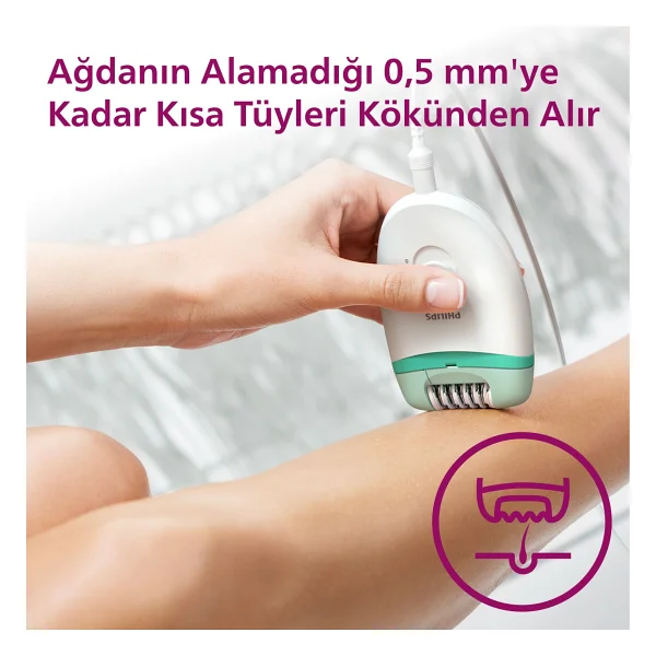 Philips Bre245/05 Satinelle Essential Kompakt Kablolu Epilatör - Görsel 2