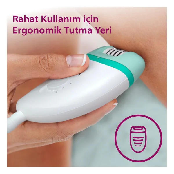 Philips Bre245/05 Satinelle Essential Kompakt Kablolu Epilatör - Görsel 7