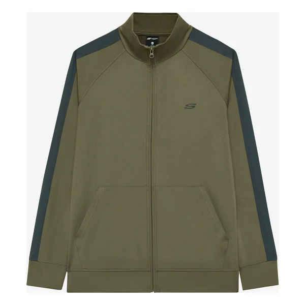 Skechers M Performance Track Suit S212165-3998 Erkek Gri Eşofman Takımı - Görsel 8