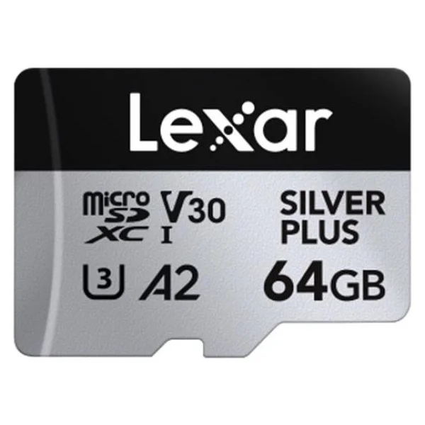 Lexar Professional Silver Plus Lmssıpl064g Class 10 Uhs-I U3 A2 V30 64 GB Micro Sd Kart - Görsel 2