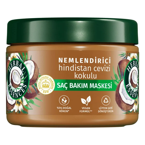Herbal Essences Nemlendirici Hindistan Cevizi Kokulu 300 Ml Saç Maskesi - Görsel 2