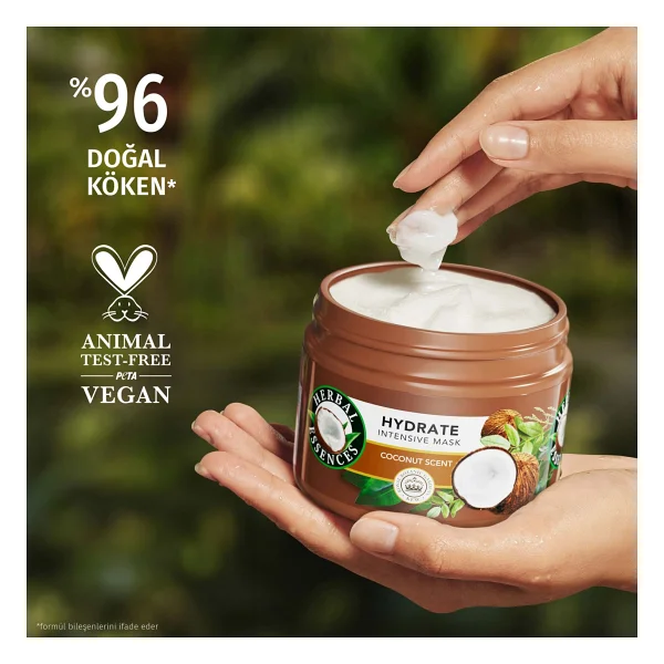 Herbal Essences Nemlendirici Hindistan Cevizi Kokulu 300 Ml Saç Maskesi - Görsel 5
