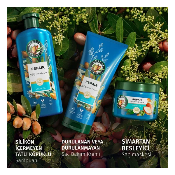 Herbal Essences Onarıcı Argan Yağı 200 Ml Saç Kremi - Görsel 8